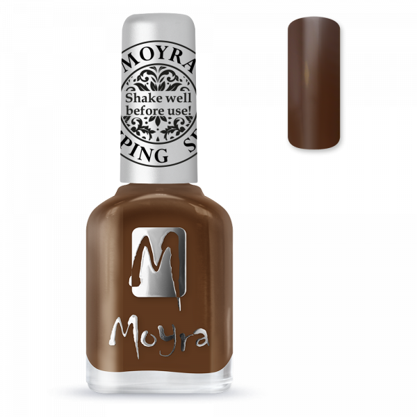 Moyra stamping varnish SP 13 dark brown