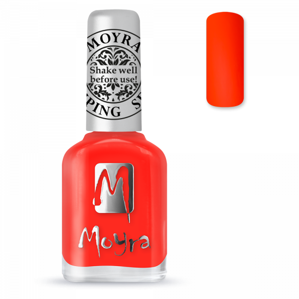 Moyra stamping varnish SP 21 Neon Red