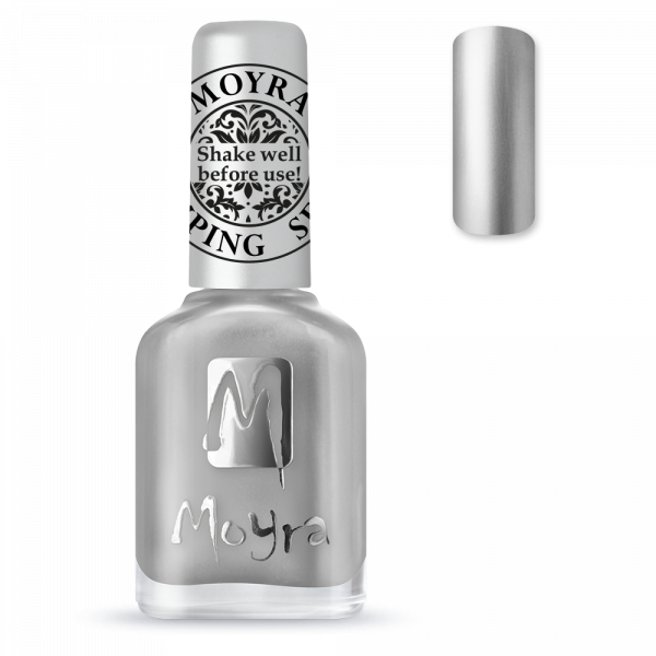 Moyra stamping varnish SP 25 Chrome Silver