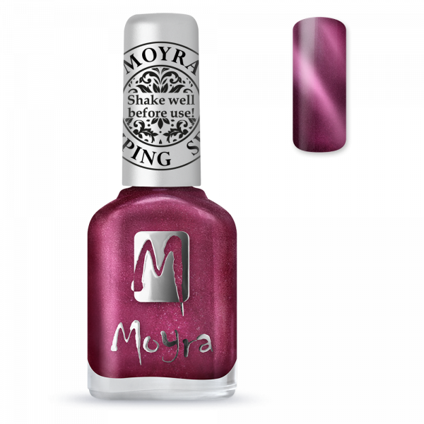 Moyra stamping varnish SP 32 Cat's eye magnetically red