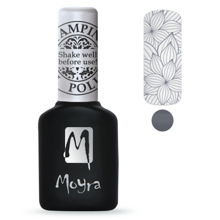 Moyra stamping gel Polish Sgp 02 Gray