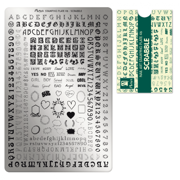 Moyra stamping plates 46 Scrabble