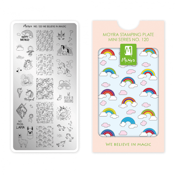 Moyra Mini Stamping Plate 120 We believe in magic