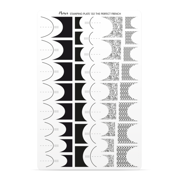 Moyra Pattern design sheet for printing plate No. 132