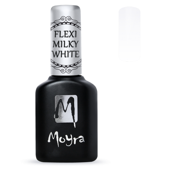 Moyra Lacquer (Lakkzselé) Gel Flexi Milky White
